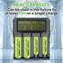 AAA Rechargeable Battery, 1.2v Ni-MH Solar Batteries, Low Self-Discharge for Solar Pathway Lights (600mAh - 4 Pack)