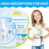 500 MG Calcium Supplement with Vitamin D3 & K2, Zinc, Magnesium & Prebiotics - Kids Vitamins for Bone Strength, 60 Tabs