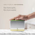 Countertop Liquid Dish Soap Dispenser + Sponge Holder with 2 x Refill Liquid Dish Soap Bundle