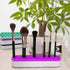 TANG SONG 1 PCS Silicone Makeup Brush Holder, Cosmetic Storage Box (Purple)
