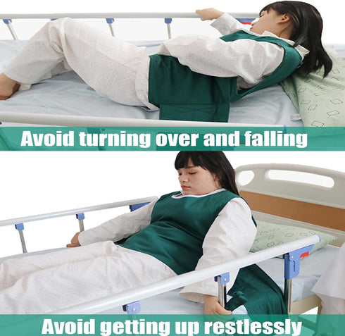 ZXYAHBKL Vest Restraint Suit for Bed/Wheelchair, Anti Fall Bed Restraint for Elderly Adults Safety, Sturdy Chest