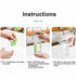 Bottle Cleaning Sponge, Beans-Shaped Reusable Sponge, Heat Resistant for Internal Cleaning of Small Mouth Bottles