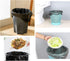 100 Counts 4 Gallon Bathroom Trash Bags, 5 Rolls Small Handles for Office Wastebasket Black
