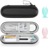Yinke Yinske Toothbrush Travel Case with 2 Head Caps for Oral-B/Philips Sonicare Electric