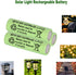 8 Packs Solar Lights Batteries AA 300mAh 1.2V Ni-MH Rechargeable for Outdoor Solar Lights, String Lights