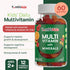 YumVs Kids Multivitamin Gummies, 60 Count - Fruit Flavored Chewable Children's Multivitamin with 12 Minerals & Vitamins
