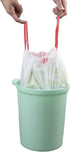 2.5 Gallon White Drawstring Trash Bags, 120 Counts, 2 Rolls