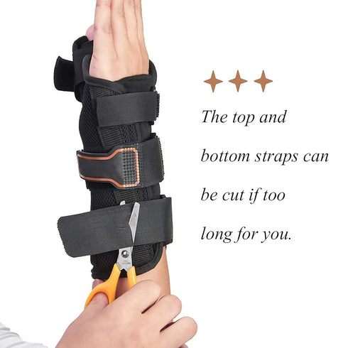 Medibot Wrist Brace & Thumb Spica Splint for De Quervain's Tenosynovitis, Tendonitis, Carpal Tunnel, Left Hand - Large