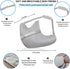 Shoulder Surgery Pillow, Ergonomic Rotator Cuff Pillow for Post Surgery Support and Shoulder Pain Relief (Grey)