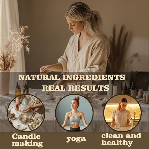 Set, 16oz 4oz Set Lavender & Sandalwood Essential Oils & Pure Natural Scent for Diffusers, Aromatherapy, Meditation