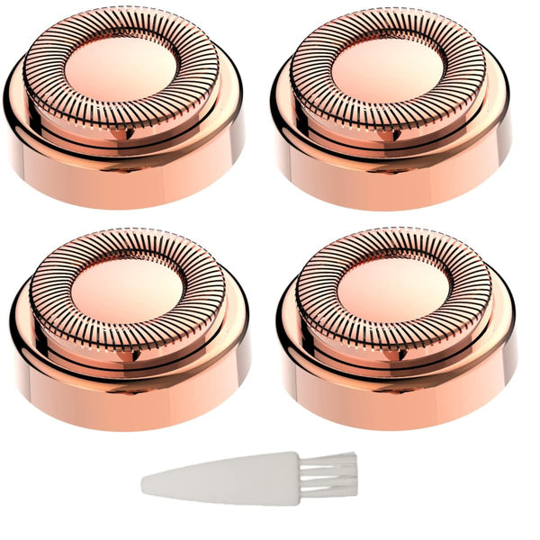 Replacement Heads for Finishing Touch Flawless Facial Hair Remover, Women Hair Removal Shaving Head (4PCS, GEN 1)