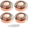 Replacement Heads for Finishing Touch Flawless Facial Hair Remover, Women Hair Removal Shaving Head (4PCS, GEN 1)