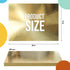Crown Display Metallic Gold Foil Sheets, 100 Sheets 15 In X 20 In for Gift Wrapping and Crafts, Gold Foil Wrap
