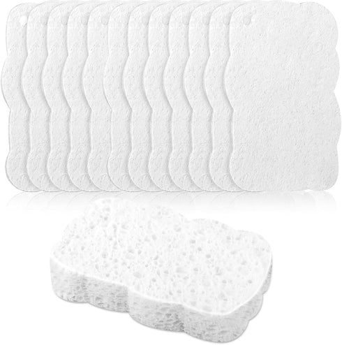 12pcs Premium Heavy-Duty Cleaning Sponges, Multi-Purpose Scratch-Free Reusable Dish Scrub Sponges for Home Kitchen