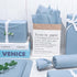 Whaline 100 Sheets Dusty Blue Tissue Paper, Pastel Blue Gift Wrapping Paper Bulk for Wedding, Birthday, Baby Shower