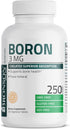 Bronson Boron 3 MG Chelated Superior Absorption - Supports Bone Health Trace Mineral, Non-GMO, 250 Tablets