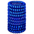 JessLab Spiral Hair Ties - 10 Pcs Traceless Plastic Coil Hair Accessories for Girls Women