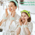 Canitor Spa Headband Wrist Bands Set - Cute Skincare Headband for Washing Face, Trendy Hair Accessories