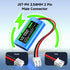 Mspalocell 5200mAh 3.7v 2.54/2P 2.0 2-Pin) Pack 3.7 Equipment(1S2P) Lithium ion Battery with JST-PH JST Plug(Not JST-PH