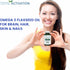 Organic Flaxseed Oil 1,000 mg Omega-3, Immune System Booster with Omega 3,6,9, 100 Rich Liquid Softgels