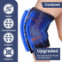 Knee Ice Pack Wrap with Cold Compression for Pain Relief, Reusable Gel Hot Cold Therapy for Knee Injuries & Surgery