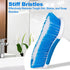 Keleekelin 6.3" Multi Purpose Heavy Duty Scrub Brush with Non-Slip TPR, Cleaning Brush with Stiff Bristles for Tile