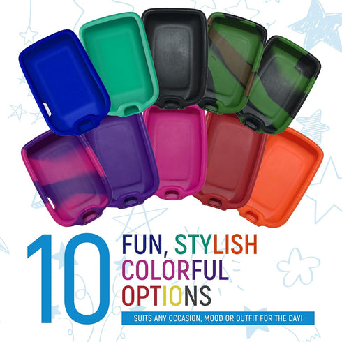 Rockadex Silicone Case for Freestyle Libre Reader - Custom-Designed for Libre 1 & 2, Diabetic Supplies (Purple)