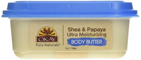 OKAY SHEA and PAPAYA Ultra Moisturizing Body Butter, 7 oz