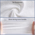 Disposable Face Towel Face Cloths for Washing | Soft Cotton Dry Wipes, 200 Count for Cleansing and Makeup Removal