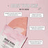 Avatara Rose Boba Hydrogel Mask, 2-Piece Glow-Enhancing Skin Care Mask with Niacinamide