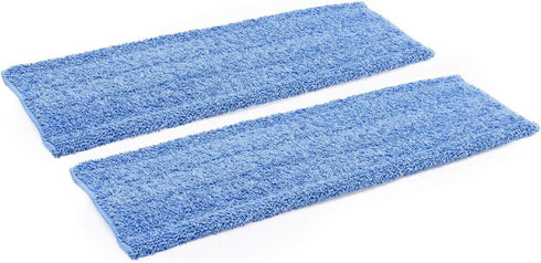 Microfiber Wholesale 20" Premium Microfiber Wet Mop Pad (2 Pack) | Refills for Professional Microfiber Mop