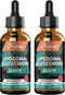 2000MG Liposomal Glutathione Liquid Drops, Enhanced Absorption Glutathione Supplement with Vitamin C, Hyaluronic Acid,