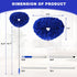 Ceiling Fan Cleaner Duster - Reusable Microfiber Blade Cleaner with Extension Pole, Adjusts 13 to 49.7 Inch
