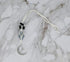 BOHO GARDEN Hanging Car Charm | 2-Pack Rose Quartz & Amethyst + Black Tourmaline & Blue Calcite