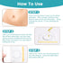 YHOVID 36Pcs Castor Oil Patches, Organic Cotton Castor Oil Patches for Belly Button, Massage Oils -White