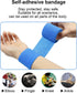 Self Adherent Wrap Bandages, Self Adhering Cohesive Tape for Sports Sprain and Soreness, 8PCS 2 in X 14.7 ft (Red)