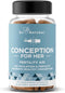 Conception Fertility Supplements for Women - 60 Vegetarian Soft Capsules for Ovulation, Hormonal Balance & Prenatal