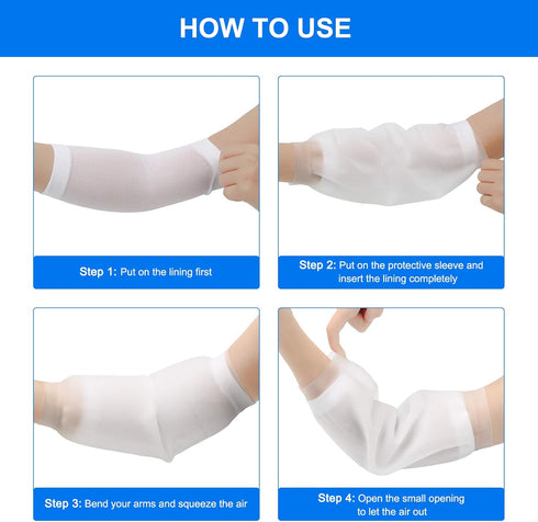 PICC Line Shower Cover, Ahier PICC Line Covers for Upper Arm, Waterproof Protector for Chemotherapy Shower and Bath