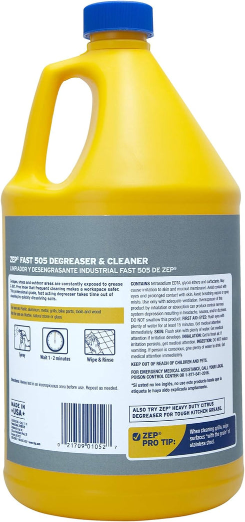 ZU505128 505 128 Zep Fast Cleaner and Degreaser Ounces