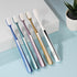 Mcuy 5 Pack GentleClean Pro Extra Soft Toothbrushes for Adults - Super Ultra Soft Bristles Manual Tooth Brush