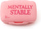 Cute, Large Pill Organizer for Vitamins & Supplements - Big, Silicone, Pink,
