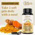 Liposomal Turmeric Curcumin Supplement 2000mg, 95% Standardized Curcuminoid Extract & Organic Root Powder with Piperine