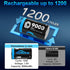 Home4me 4 Pack, 9000mWh 1.5V 2-in-1 Rechargeable D Batteries Rechargeable Lithium D Battery, D Cell Batteries