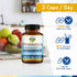 Terranics Probiotics 60 Billion CFU - 20 Strains, 60 Veg Capsules, Shelf Stable Supplement for Digestive Health