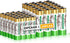 Toyohira AA and AAA Batteries 48 Pack Combo - 24 Double A +