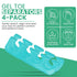 Iconikal 8-Pack Pedicure Gel Toe Separator - Soft Reusable Bunion Relief Spa Day Foot Care Supply