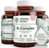 Natural Nutra Vitamin B Complex with Niacin, Folate, Thiamin, Biotin, 60 Vegetarian Capsules