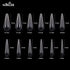 NMKL38 120Pcs Dual Forms Full Cover Nail Tips, Upper Arched Extension Mold (Mold C) for Nail Art