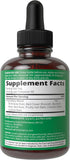 Lymphatic Drainage Drops Vegan Supplement 7-in-1 Lymph Detox and Cleanse Support with Echinacea Root, Red Clover, and