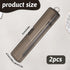 Qulkws 2 Pack 8.27 1.85 1.1 inches Toothbrush Case, Portable Clear Toothbrush and Toothpaste Storage Container